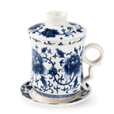 Porcelain Tea Cup (Peony)