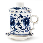 Porcelain Tea Cup (Peony)