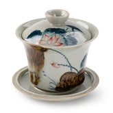 Porcelain Hand-painted Lotus Gaiwan