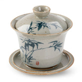 Porcelain Hand-painted Bamboo Gaiwan