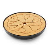 竹制荷叶茶盘 10英寸