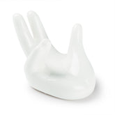 玉瓷觀音手茶架