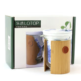 Lotop 011 Blue-and-white Glass Tea Pot 150ML