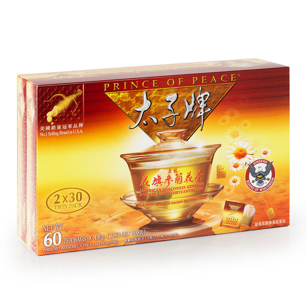 POP American Ginseng Root Tea with Chrysanthemum 2*30 Bags