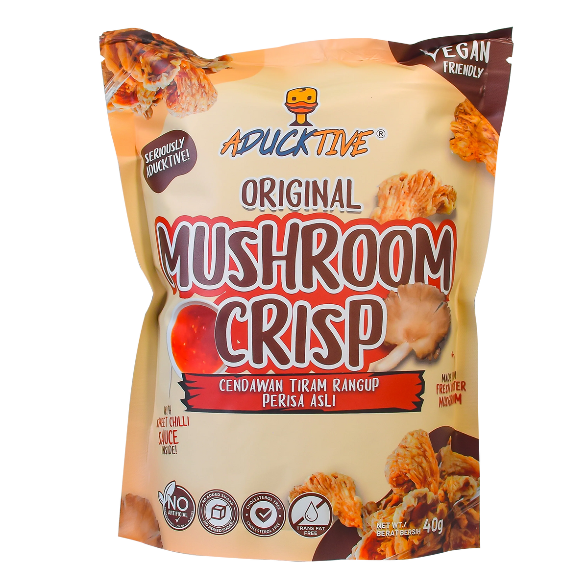 Aducktive Original Flavor with Thai Sauce Mushroom Crisps