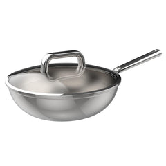 Cooking King Pure Titanium Tri-Ply Wok 32cm