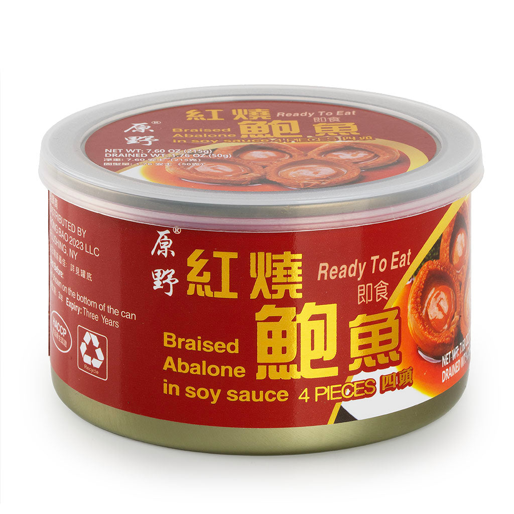 原野 即食紅燒鮑魚 四頭裝