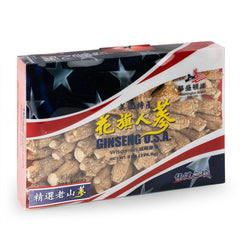 半野生 美国威州花旗蔘 短支-L #31-36 8oz 买一送一