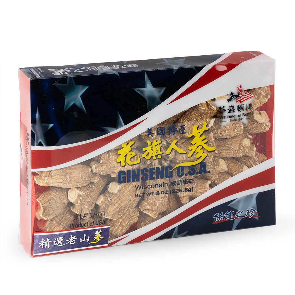 半野生 美国威州花旗蔘 短泡-L 8oz #38-43 买一送一