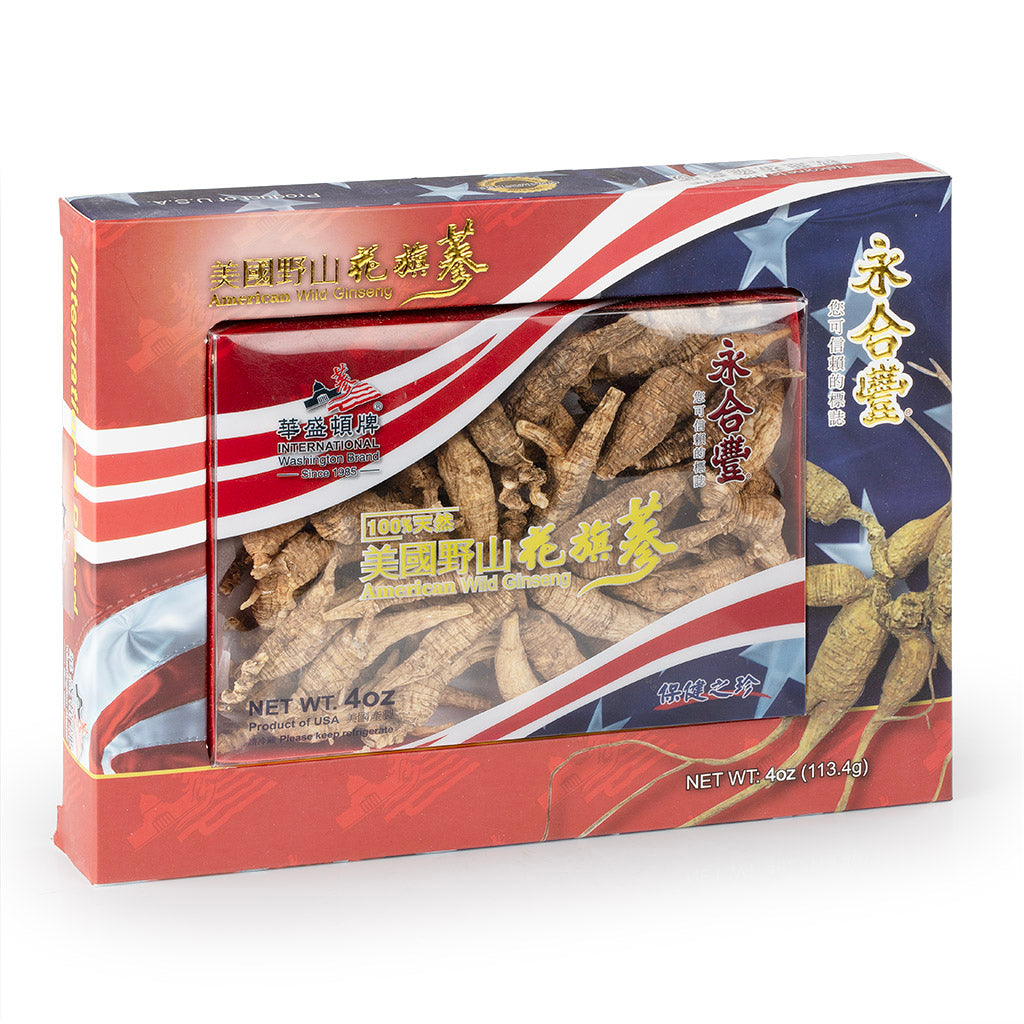 American Wild Ginseng Gift Box AAAAA (4oz/Box)