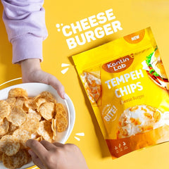 Kantin Lab Cheese Burger Flavored Tempeh Chips