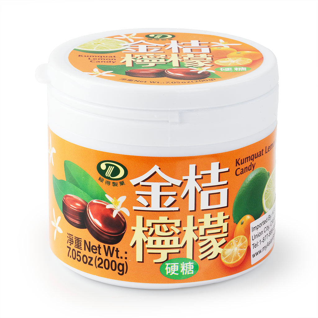 台湾绿得制果 金桔柠檬硬糖 200g