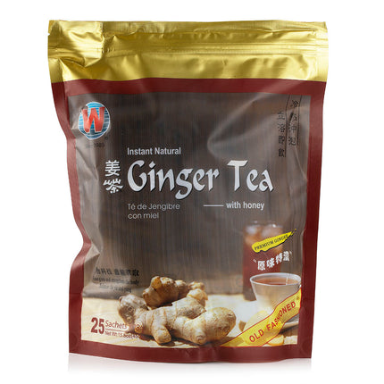 Instant Natural Ginger Tea with Honey (25 sachets)