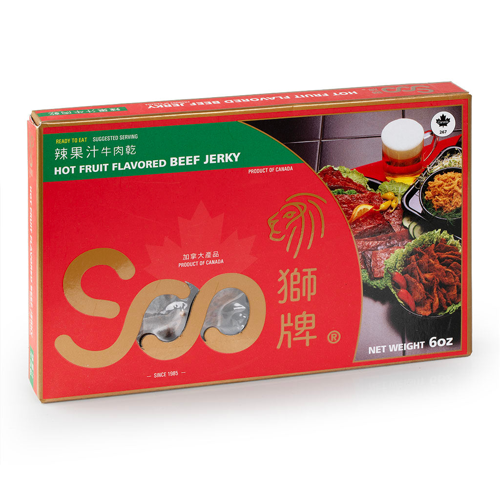 SOO Hot Fruit Flavored Beef Jerky