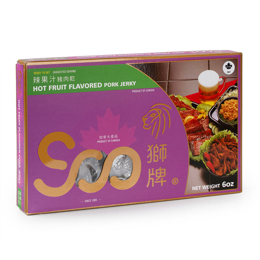 SOO Hot Fruit Flavored Pork Jerky