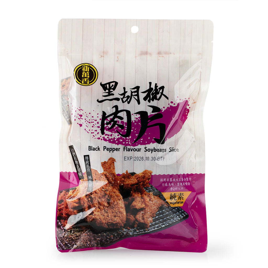 Vegan Black Pepper Flavour Soybeans Slices 180g