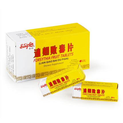 SINGLIN Forsythia Fruit (Lian Qiao Bai Du Pian) Tablets 96 Tabs