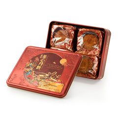 Mei-Xin 2024 Lotus Seed Paste Mooncakes with 2 Yolk (4pcs/Box)