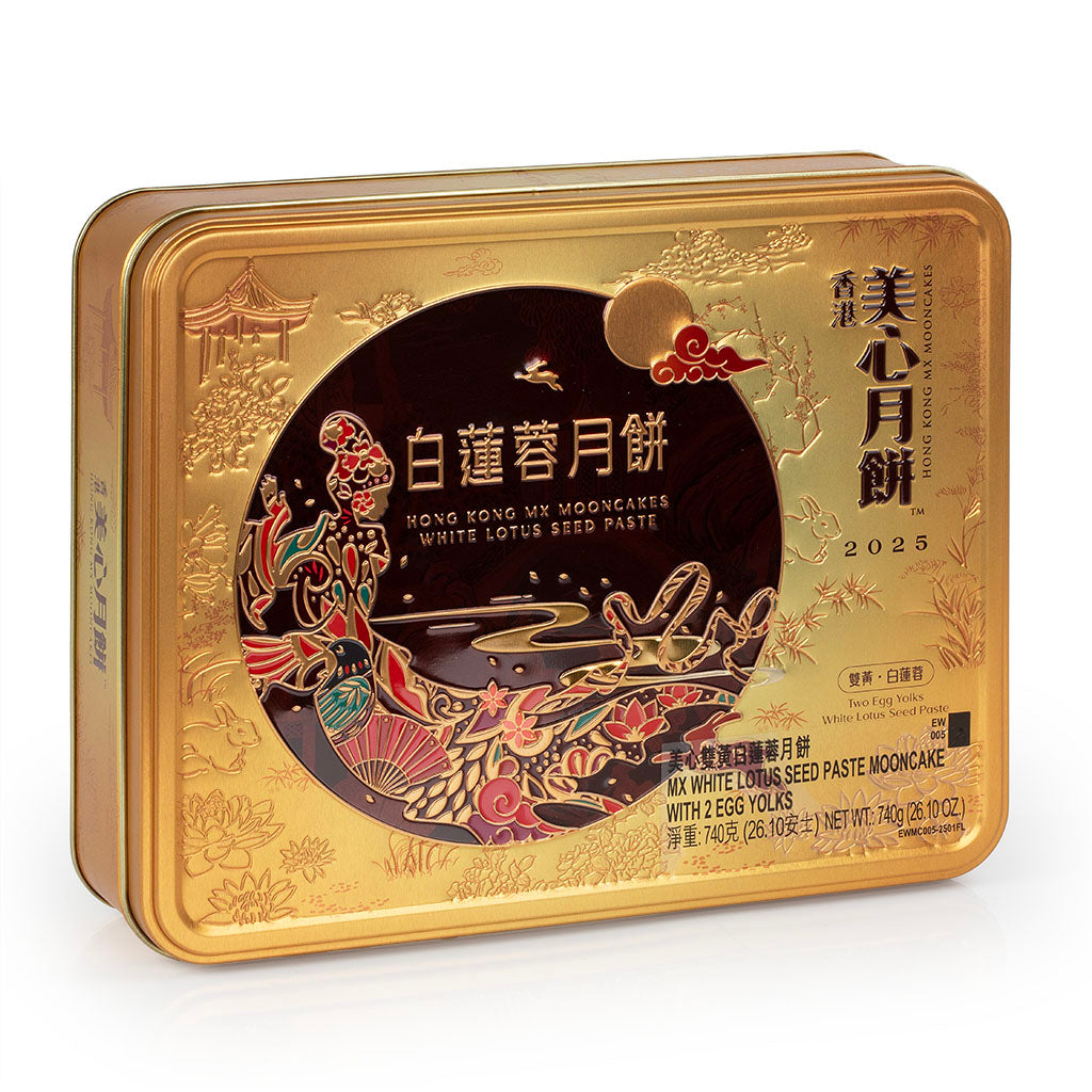 香港美心 2025 双黄白莲蓉月饼（4個/盒）