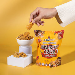 Aducktive Spicy Salted Egg Flavor Mushroom Crisps
