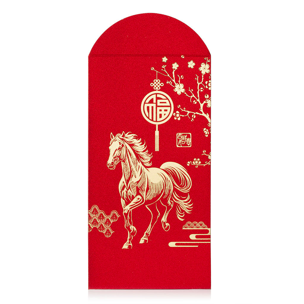 2026 Horse "Fu" Red Envelope 6pcs