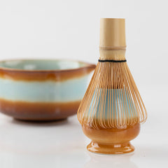 「新月」抹茶碗茶筅套組