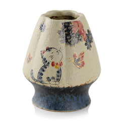 「櫻貓瓣紋」抹茶碗茶筅套組