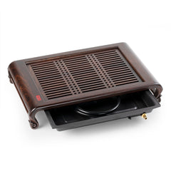 Compact Ebony Tea Tray 41*26.5*8cm