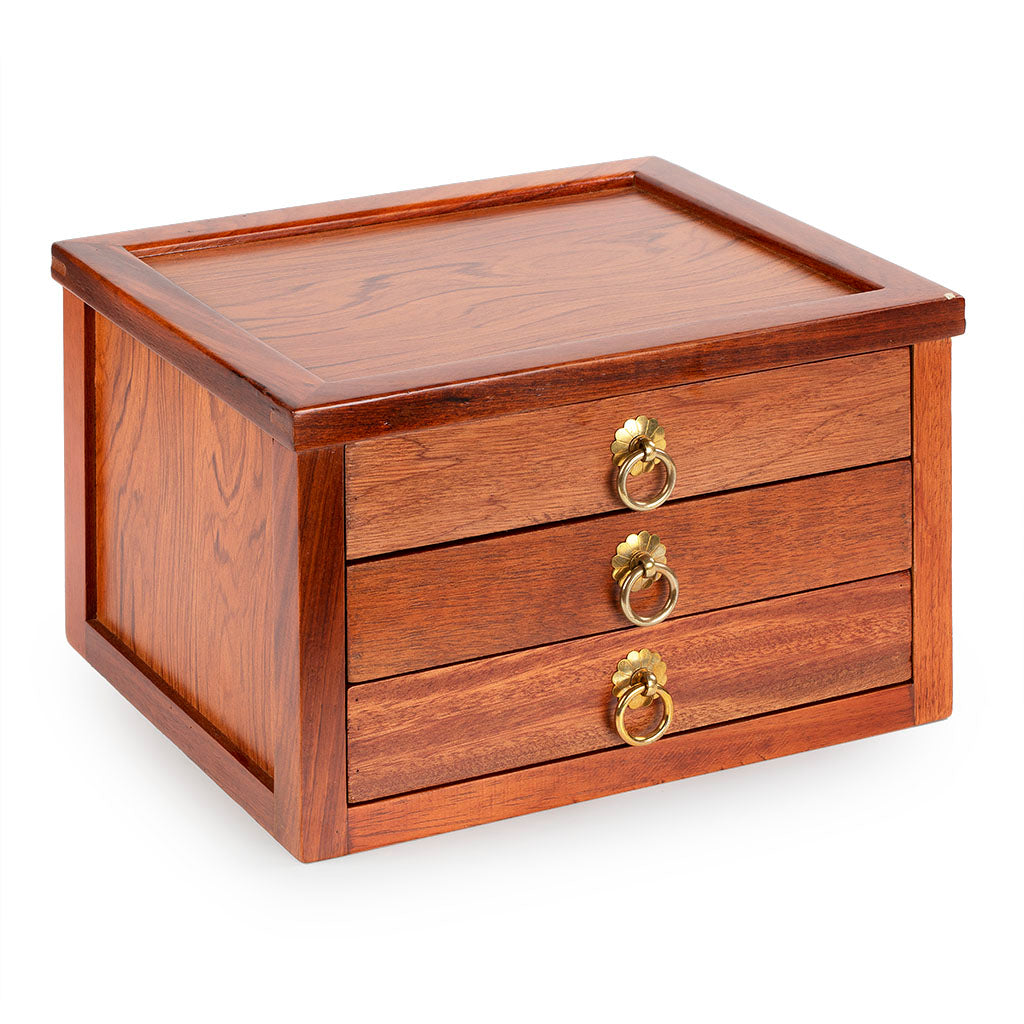 3-Tier Rosewood Tea Box