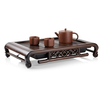 Black Rosewood Exquisite Tea Tray 16.6 * 10.5 * 3.1 inch