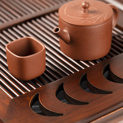 Bamboo TeaTray Tea Tray 19.5*13.4*3.2 inch