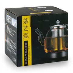 Mei Zao Multi-Functional Glass Teapot with Stainless Steel Filter MZ-D3 1200ml