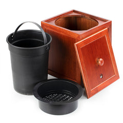 Elegant Rosewood Tea Barrel 25*28cm