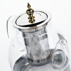 Induction Cooker Glass Teapot 1200ml