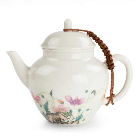 Elegant Porcelain Tea Pot