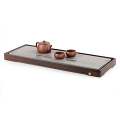 Landscape-Inspired Bamboo Tea Tray 62*23.5*4cm