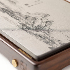 Landscape-Inspired Bamboo Tea Tray 62*23.5*4cm