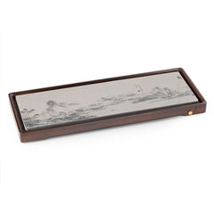 Landscape-Inspired Bamboo Tea Tray 62*23.5*4cm