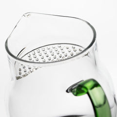 Glass Fair Cup with Green Handle 350ml
