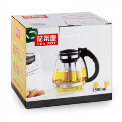 玻璃花茶壶 1500ml