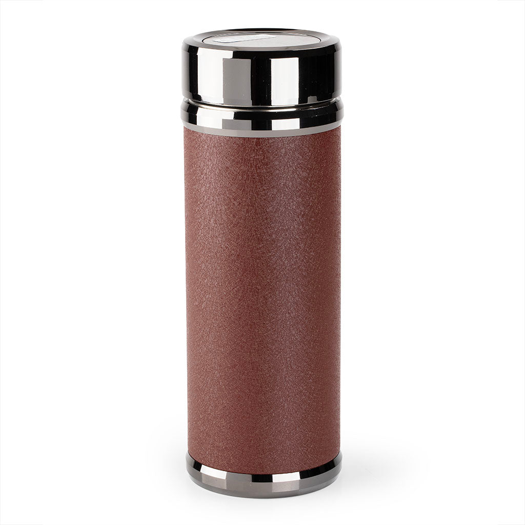 YiXing Clay Lined Thermos Bottle Brown 300ml