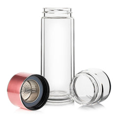 Double-Walled Heat-Resistant Glass Tea Cup 500ml