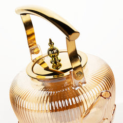 Lotus Glass Teapot with Handle 1000ml
