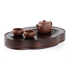 竹製儲水茶盤 36.8*25.5*5.5cm