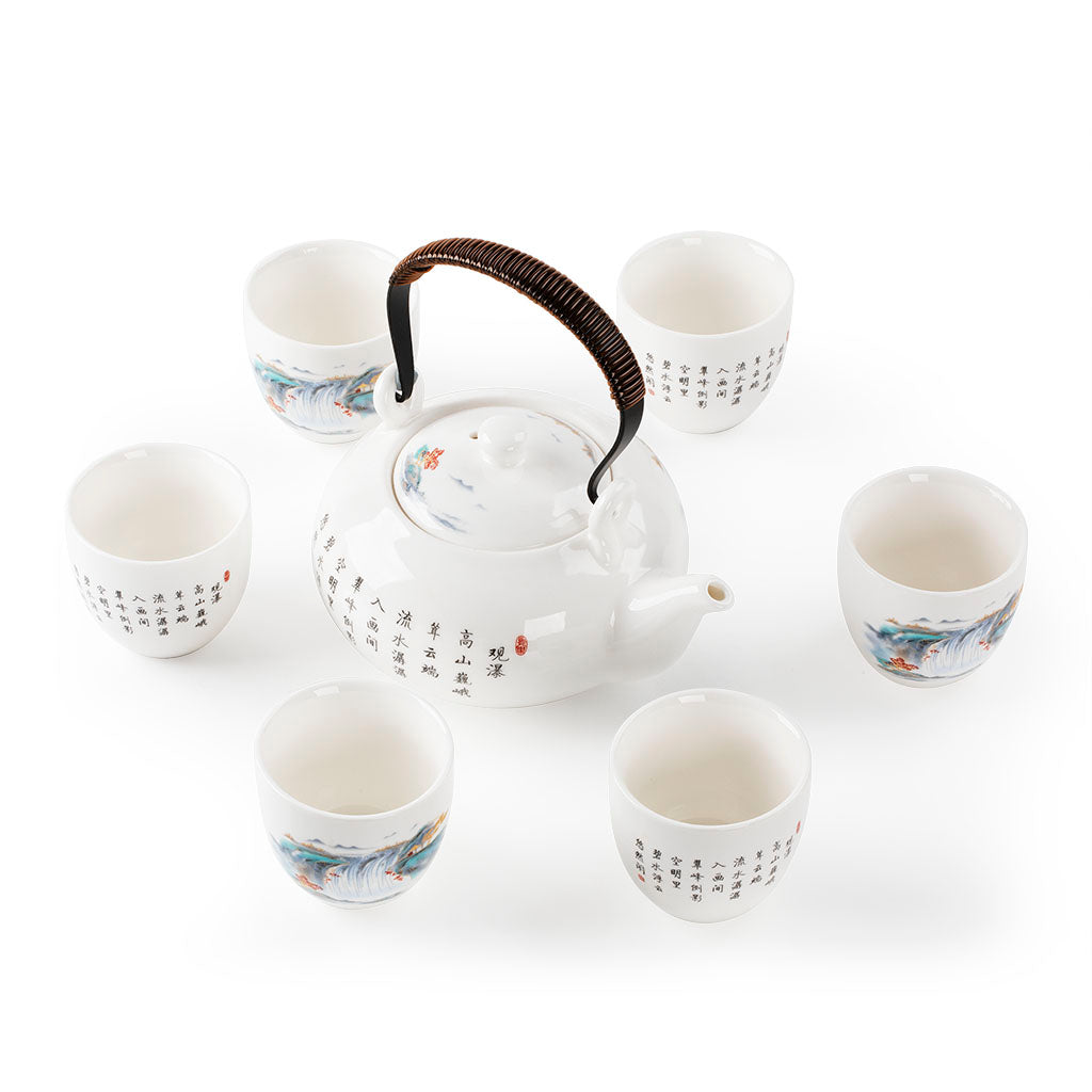 陶瓷茶具礼盒套装B 7件套