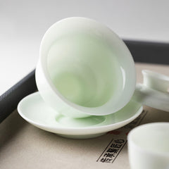 玉瓷茶具礼盒套装 9件套