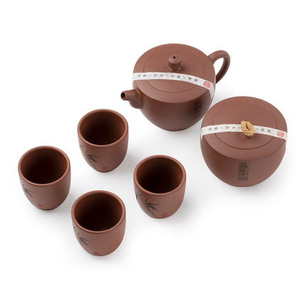Yixing Clay (Zi Sha) Tea Set 6 Pieces