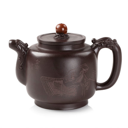 Yi Xing Peach-shaped Teapot for Longevity