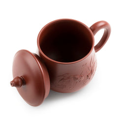 Twin Goldfish Zisha Clay Tea Cup