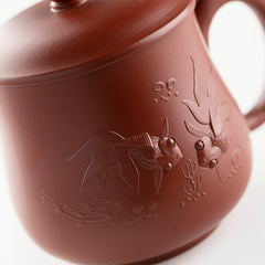 Twin Goldfish Zisha Clay Tea Cup